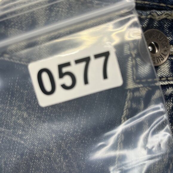 True Luck Jeans Mens Denim Bootcut Straight Fit Size 34x30 Big Stitch NEW TAGS - Picture 16 of 16